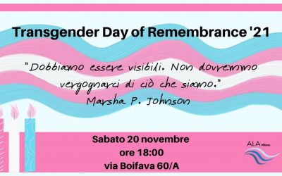 Transgender Day of Remembrance ’21