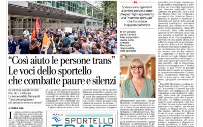 “Così aiuto le persone trans”: su la Repubblica il racconto dello Sportello Trans ALA Milano ETS